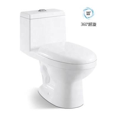 China One Piece Ceramic Siphon Hot Selling Double-Flow Toilet for sale