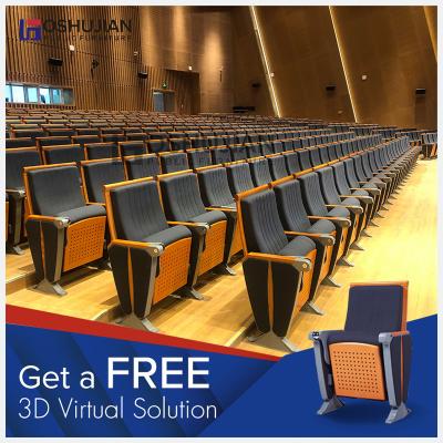 China Modern Foldable Conference Auditorium Furniture Church Hall Chairs University Lecture Hall Plastic Lecture Hall Chair for sale