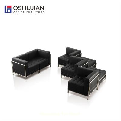 China Contemporary Freestanding Combination Office Modern Design Waiting Sofa for sale