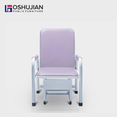 China Modern Hospital Clinic Height Adjustable Footrest Blood Infusion Patient Transfusion Medical Recliner Chair for sale