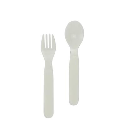 China 2021 Modern Reusable Eco Kids Cutlery Set Modern Trade Assurance Dinnerware Set Support Baby Eating Weather Customized Acceptable Logo for sale