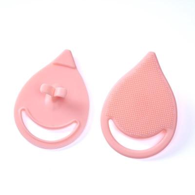 China All Natural Mini Waterproof Hand Soft Silicone Face Cleaner Brush for sale