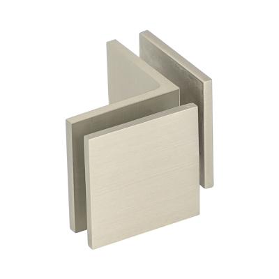 China China Glass Glass Supplier and Wall Fixing for Commercial Glass to Glass Clamp for Door Glass Clamp Best Quality for sale