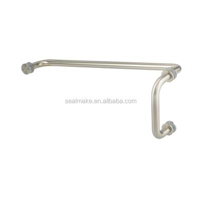 China Durable Brushed Nickel New Style Room Handle Shower Door Glass Door Handle Stainless Steel for sale