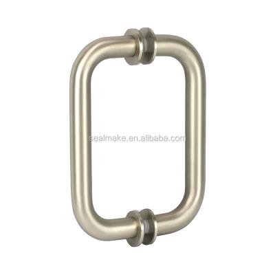 China Durable Stainless Steel Shower Glass Door Handles Polished Glass Handle for sale