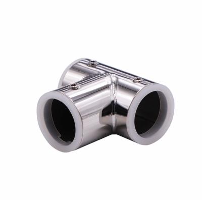 China China Good Quality Modern Stainless Steel Door Flange Pipe Fittings Glass Square Round Tube Clip for sale