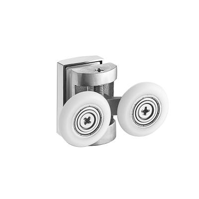 China Sliding Glass Door Replacement Bathroom Shower Upper Lower Door Rollers for sale