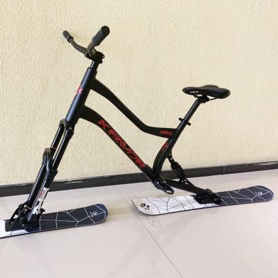 China Hot Selling Winter Sports Adults Snow Full Alloy Frame Ski Bike Snow Scooter for sale