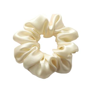 China Eco-Friendly Biodegradable Silk Ties 100% Silk Mublerry Large Hair Scrunchies Scrunchies for sale