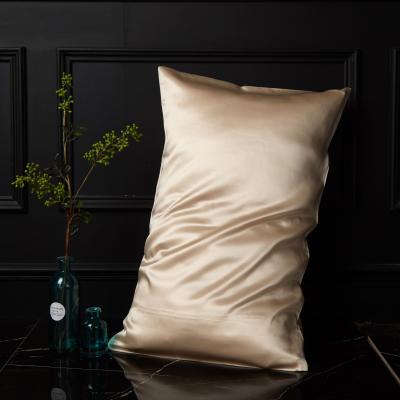 China PORTABLE 100% 50*75 silk pillow cases with handbag and box customized pillow case envelope cooling design for sale