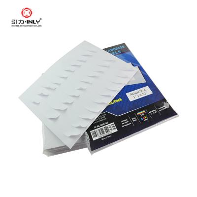 China A4 30 Shipping Labels / Laser Label / Waterproof Self Adhesive Sheet Inkjet Printer Label for sale