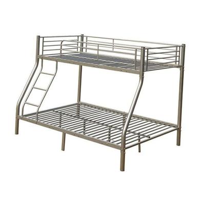 China Industrial Metal Bunk Bed Round Tube Queen Over Beds For Sale Double Sofa That Becomes Industrial Pak Loft With Closet Twin for sale