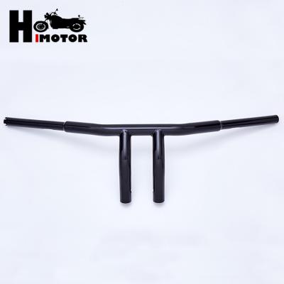 China Motorcycle Q235 high tensile steel custom black handlebars for all harley motorcycles for sale