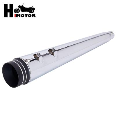 China Chinese scooters Q235 muffler chrome motorcycle muffler parts exhaust muffler for harley touring models for sale