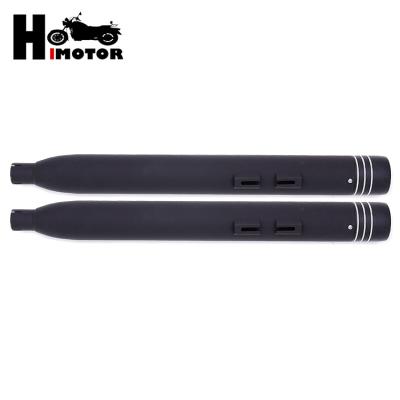 China Q235 HiMotor OEM Engine Muffler Motorcycle Black 3.5 Inch Exhaust For Chinese Harley Touring Models 95 - Later Mufflers for sale