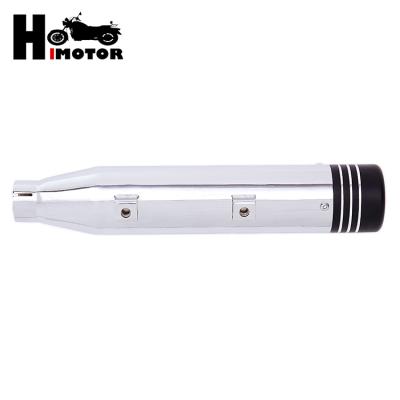 China Q235 motorcycle parts set muffler accessories pass muffler chrome pipe for sportster XL 883 1200 for sale