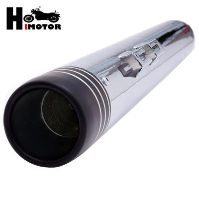 China Universal Q235 Chrome Slip On Motorcycle Exhaust Muffler Pipes For Harley Touring Models 95 - Later for sale