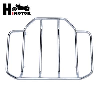 China Best price Q235 high quality cnc motorcycle luggage carrier detachable rear racks for harley touring 1984-2013 for sale