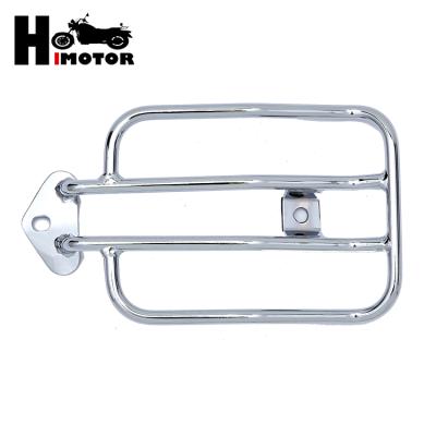 China Custom motorcycle accessories durable Q235 chrome steel rear luggage rack for sportster XL883 1200 for sale