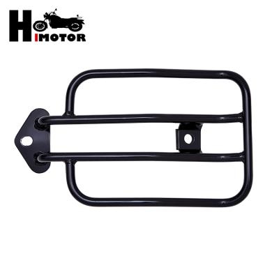 China Motorcycle detachable custom parts black Q235 cnc rear rack carrier for harley motorbike sportster XL for sale