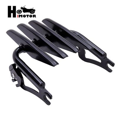 China Wholesale Best Quality Q235 Black Detachable Low Price Motorcycle Rear Luggage Rack For Harley Touring FLHR FLTR 09-16 for sale