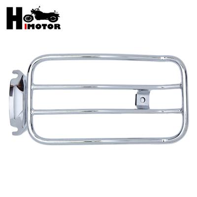 China High quality wholesale motorcycle parts chrome Q235 rear luggage rack carrier for harley touring road king for sale