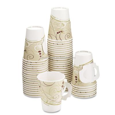 China Handle Recyclable Paper Cup , Paper Cup With Handle for sale