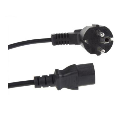 China Home appliance running cord EU 3 prongs schuko plug power cord IEC 320 plug C13 for sale