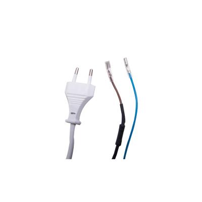 China Home Appliance EU VDE APPROVED MAINS CORD 2 Pin PLUG MAINS CORD with 2 WIRES to YOU for sale