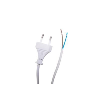 China European residential 2 round pin lead power line plug AC power cord / multi-purpose for sale popular in the world for sale