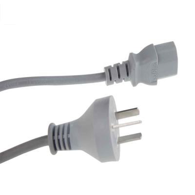 China Household Standard Appliance Australia SAA cord set&power supply cords with D06 connector for sale