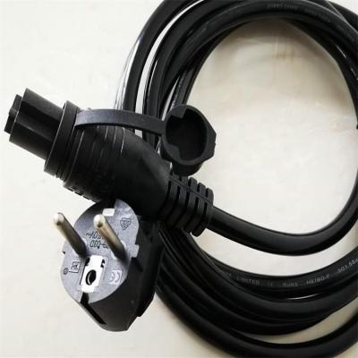 China Freezing Resistor Abrasion Resistance Motor Heating Power Cable 3G1.5mm2 Cold Resistant -40 Degree Anti-friction Cable Defa Plug H07BQ for sale