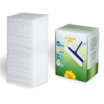 China Sustainable Dry Floor Pads Cleaning Cloths Floor Mop Cloth Refills for sale