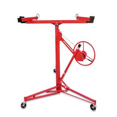 China Panel Lift Construction Tool Plasterboard Drywall Panel Lift Crane 11Ft Drywall Panel Lifter for sale