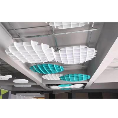 China Ceiling Artistic Modern Acoustic Office Simplicity Decoration Sound Absorbing Ceiling Panels for sale