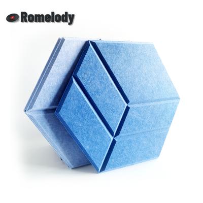 China Cost Effective Hexagon Slotted Acoustic Plate Of 48 Office Colors Free Samples for sale