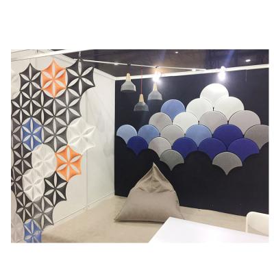 China Office Plant Outlets Shape Beautiful Decorative Sound Absorbing Screen For Office for sale