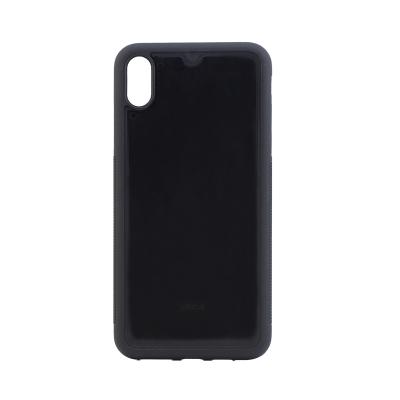 China DIY Phone Case Hydrid Blank PC Case With TPU Edge Groove Inlay Cover Leather Case For iphonexs max for sale