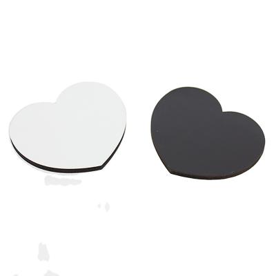 China Shape High Quality Blank Heart Shape Sublimation Wooden MDF Fridge Magnets for sale