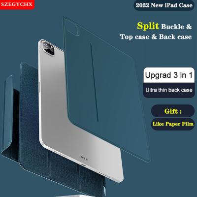 China 3-in-1 Newest Protective Case 2022 For iPad Air 5 Case 2021 Air 4 Magnetic Smart Capa For iPad Pro 11 Case 2020 Split Anti-Bending Buckle mini 6 full for sale