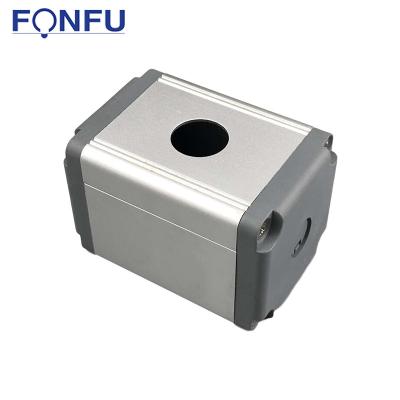 China Control Box/Switch Holding 16mm Lamp Switch Enclosure One Hole Metal Push Button Aluminum Waterproof Switch Box No Ear for sale