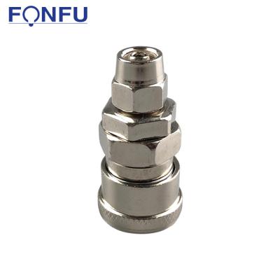 China Factory SP20 Series Quick Coupler Metal Fitting Spiral Silvery Air Hose Connector PU Pneumatic Tube Fittings for sale