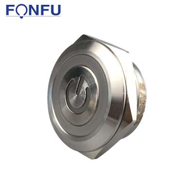 China 22mm Metal Push Button Switch FU22-D2 Momentary 12v Push Button Switch for sale