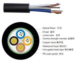 China Hybrid Fiber Cable/Hybrid Fiber Copper Cable/ Hybrid Optical Fiber Cable Copper/OPLC Hybrid Fiber Cable for sale