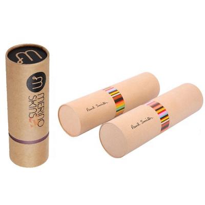 China Biodegradable Kraft Cardboard Lip Balm / Ointment / Cosmetic / Lotion / Deodorant Tube for sale