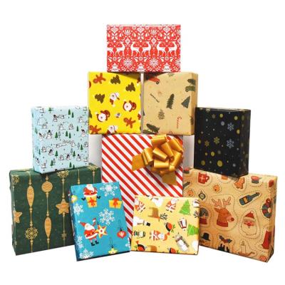 China paper & Custom High Quality Cardboard Wrapping Paper Christmas Gift Wrapping Papers And Colorful Christmas Gift Wrap for sale