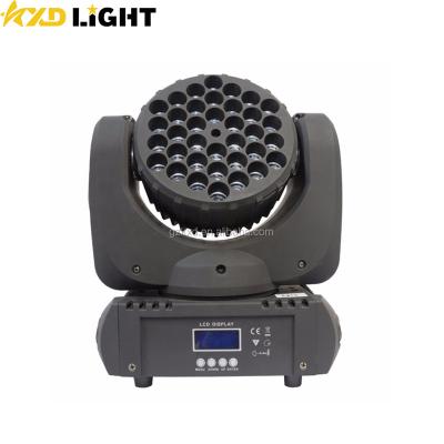 China Super Bright Beam Stage Wash Moving Head 36PCS LED 3W DJ Light RGBW Event Lighting for Party Show for sale