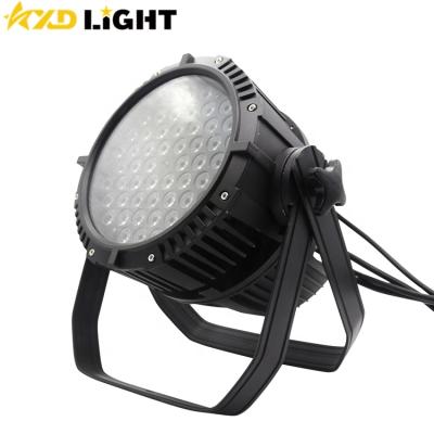 China Outdoor RGBW 3W Park Stage DJ LED Par Wash Effect 54 LED IP65 LED Par Light For Event Park Disco Show for sale