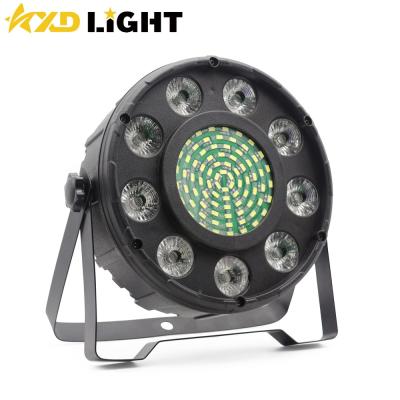 China SMD LED Ring Control 9X4W RGBW DJ Remote Par Strobe Color Changing Par Light For Club Bar Disco for sale