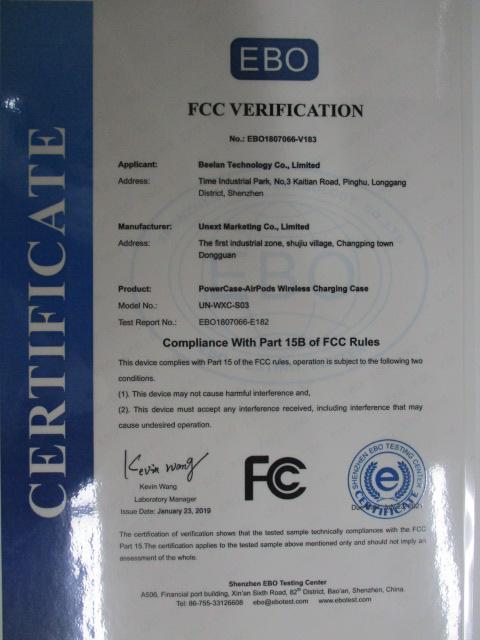 FCC - Shenzhen Beelan Technology Co., Ltd.